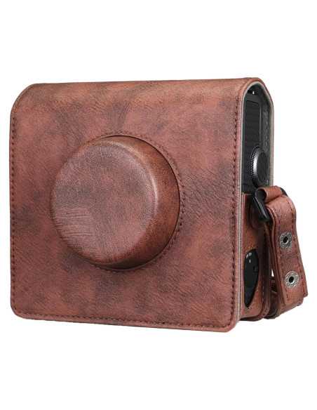Funda Protectora Fintie para Cámara Fujifilm Instax Wide EVO - Cuero Vegano Marrón Funda Protectora Fintie para Cámara Fujifilm Instax Wide EVO - Cuero Vegano Marrón