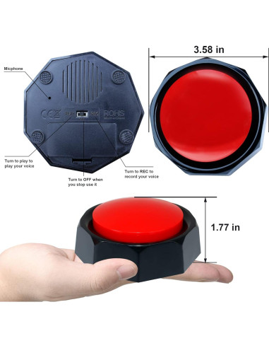 Botones de Comunicación para Perros JOY-U - Grabación 30s