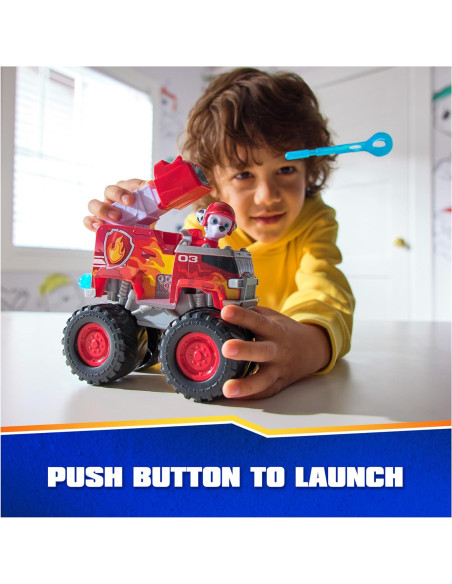 Camión de Bomberos Marshall PAW Patrol con Lanzador Camión de Bomberos Marshall PAW Patrol con Lanzador