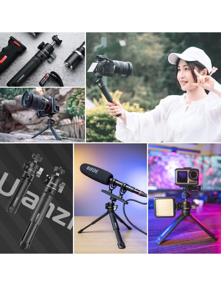 Trípode Mini ULANZI U-Vlog Lite con Cabezal de Bola 360 Trípode Mini ULANZI U-Vlog Lite con Cabezal de Bola 360