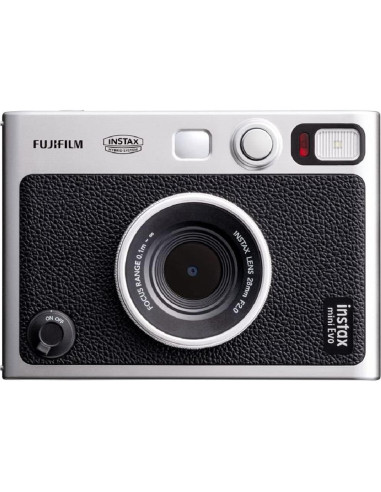 Cámara Instantánea Híbrida FUJIFILM INSTAX MINI EVO Negra + Accesorios