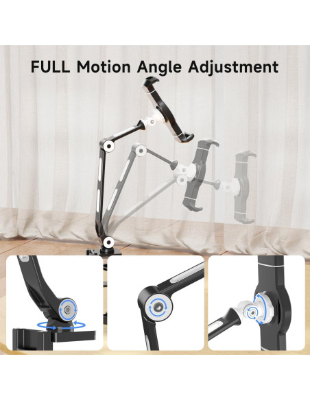 Soporte de Escritorio Ajustable Suptek YF208B para Teléfonos y Tablets 4.7-11" Soporte de Escritorio Ajustable Suptek YF208B para Teléfonos y Tablets 4.7-11"