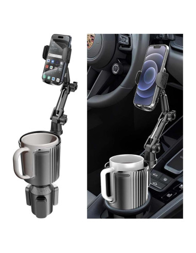 Soporte para Teléfono en Portavasos WUITIN 360 Ajustable
