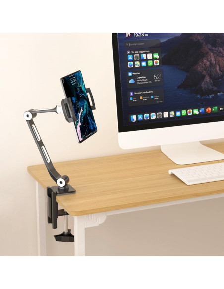 Soporte de Escritorio Ajustable Suptek YF208B para Teléfonos y Tablets 4.7-11" Soporte de Escritorio Ajustable Suptek YF208B para Teléfonos y Tablets 4.7-11"
