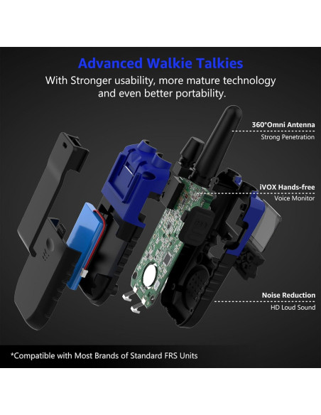 Walkie Talkies Recargables Topsung 4 Unidades Largo Alcance Walkie Talkies Recargables Topsung 4 Unidades Largo Alcance