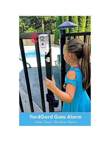 Alarma de Puerta YardGard 2 Unidades 120 dB Resistente al Agua