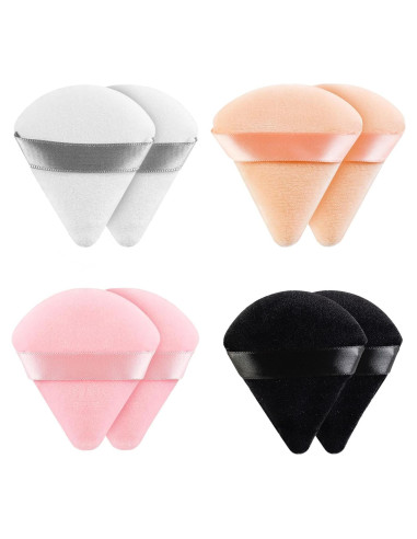 Set de 8 Esponjas de Maquillaje Triangulares Dr.Lee - Velour