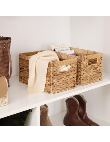 Cesta de Almacenamiento Mediana 2-Pack StorageWorks Jacinto Natural