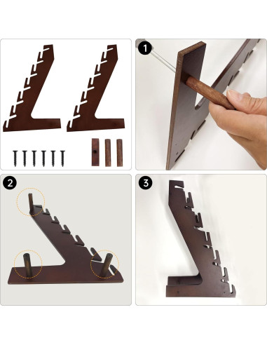 Soporte para Gorras de Madera Iswabard - Organizador 12 Gorras