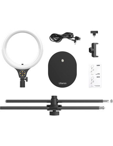 Soporte de Luz de Anillo ULANZI 10" con Brazo Ajustable