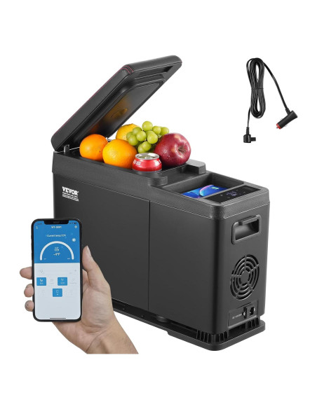 Refrigerador de Coche VEVOR CF8 8L 12V Control Bluetooth Refrigerador de Coche VEVOR CF8 8L 12V Control Bluetooth