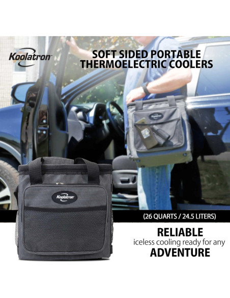 Koolatron Enfriador Portátil 25L 12V para Auto y Camping Koolatron Enfriador Portátil 25L 12V para Auto y Camping