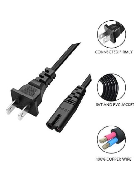 Cable de Alimentación lbt para Altavoces Marshall 1,52 m Cable de Alimentación lbt para Altavoces Marshall 1,52 m
