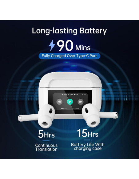 Auriculares Traductores Rodxegu Blanco 144 Idiomas Offline Auriculares Traductores Rodxegu Blanco 144 Idiomas Offline