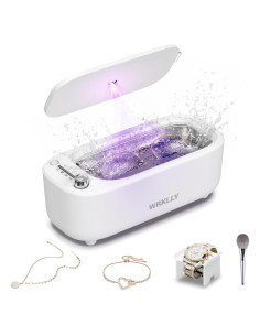 Limpiador Ultrasónico de Joyas WRKLLY 50kHz 0.69kg Acero Inox
