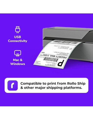 Impresora de Etiquetas Térmicas Rollo X1038 USB 10x15 cm
