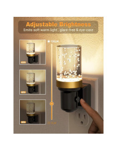 Luz Nocturna Regulable JandCase 3000K LED Enchufable 2