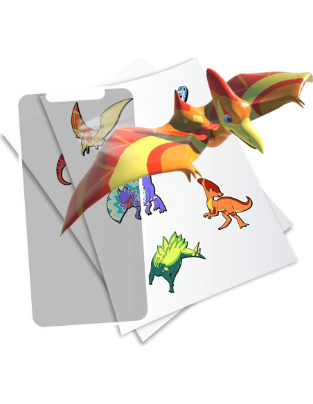 Pegatinas AR HoloToyz Dinos Jurassic 10 Piezas 4D Pegatinas AR HoloToyz Dinos Jurassic 10 Piezas 4D