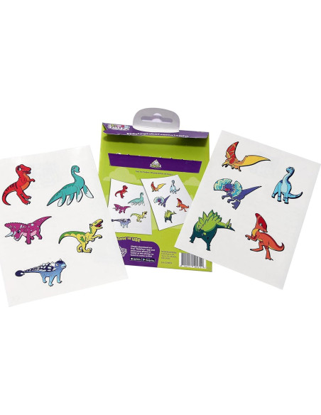 Pegatinas AR HoloToyz Dinos Jurassic 10 Piezas 4D Pegatinas AR HoloToyz Dinos Jurassic 10 Piezas 4D