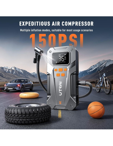 Arrancador de Salto UTRAI JS-20 5000A con Compresor 12V