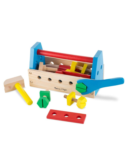 Kit de Herramientas Portátil de Madera Melissa & Doug - 24 Piezas Kit de Herramientas Portátil de Madera Melissa & Doug - 24 Piezas