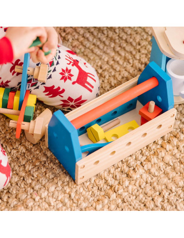 Kit de Herramientas Portátil de Madera Melissa & Doug - 24 Piezas