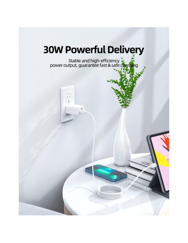 Cable de Alimentación 27W USB-C Nicpower para eero y más