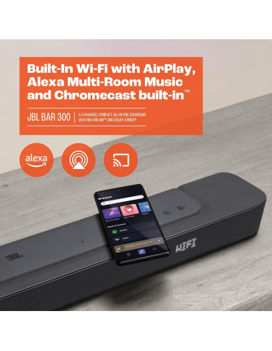 Barra de Sonido JBL Bar 300 5.0 Canales Dolby Atmos 260W