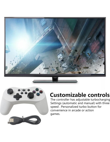 Controlador Pro Inalámbrico Zafina para Nintendo Switch - Blanco