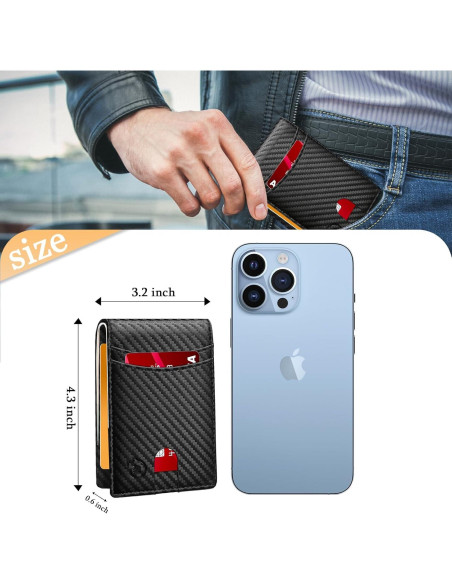 Billetera Inteligente con Rastreador Apple Find My - Negro Carbón Billetera Inteligente con Rastreador Apple Find My - Negro Carbón