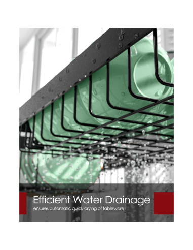 Escurridor de Platos Sakugi Acero Inoxidable Ajustable 80-99 cm