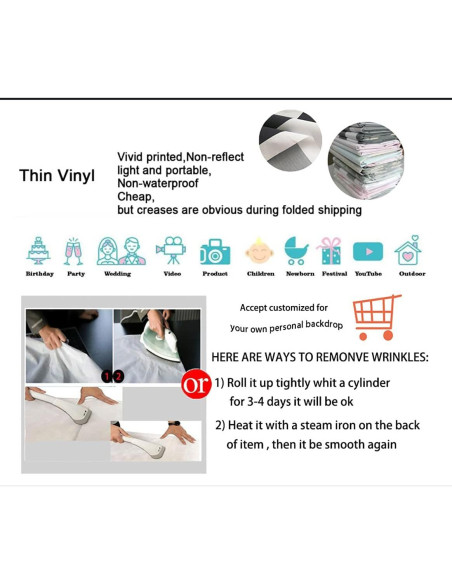 Fondo Fotográfico SENDY 2.1x1.5m Plateado Brillante