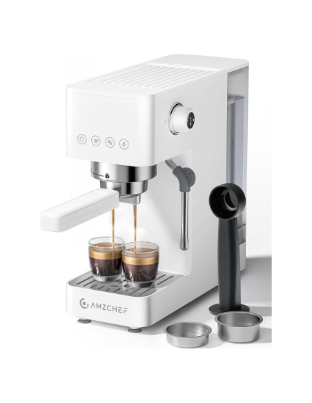 Máquina de Espresso AMZCHEF EM3131 20 Bar con Espumador 1.5L Máquina de Espresso AMZCHEF EM3131 20 Bar con Espumador 1.5L