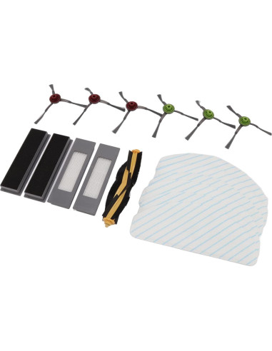 Kit de Accesorios de Reemplazo Yeedi Vac 2pro - 1 Cepillo Principal, 6 Laterales, 4 Filtros, 6 Paños