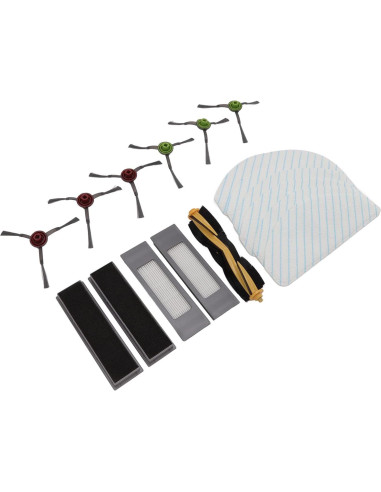 Kit de Accesorios de Reemplazo Yeedi Vac 2pro - 1 Cepillo Principal, 6 Laterales, 4 Filtros, 6 Paños