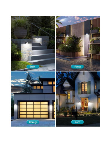 Luces Solares Exteriores Kolpop 2 Piezas 140 LEDs IP65