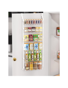 Estante Colgante LAMU 6 Niveles Blanco para Cocina y Despensa