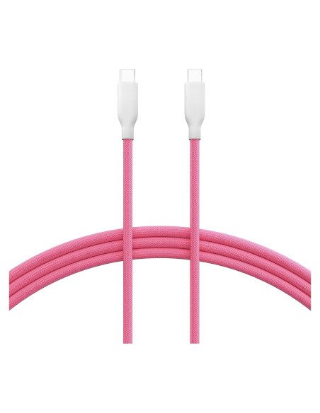 Cable USB C 2.01m HYairspy Carga Rápida 240W Rosa Cable USB C 2.01m HYairspy Carga Rápida 240W Rosa