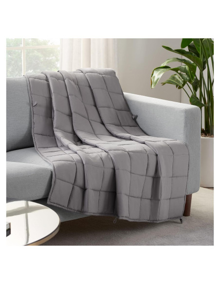 Manta Pesada Serta Zen Rest 4.54 kg 122x183 cm Gris Manta Pesada Serta Zen Rest 4.54 kg 122x183 cm Gris
