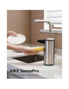 Dispensador Automático de Jabón AIKE AK1333S Acero Inoxidable 378 ml 2