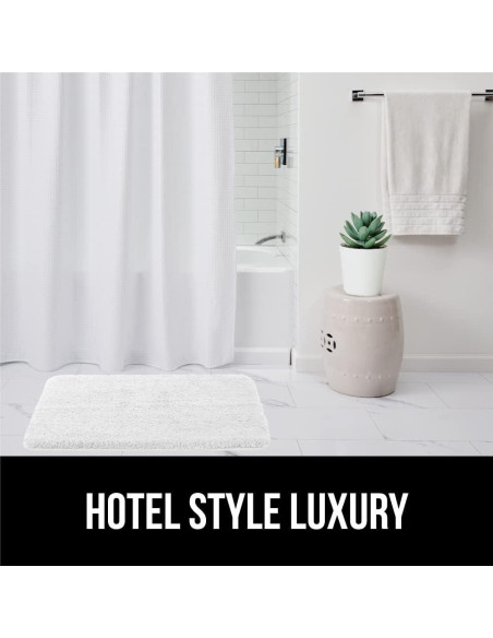 Cortina de Ducha Gorilla Grip Waffle 72x72cm Blanca Resistente Cortina de Ducha Gorilla Grip Waffle 72x72cm Blanca Resistente