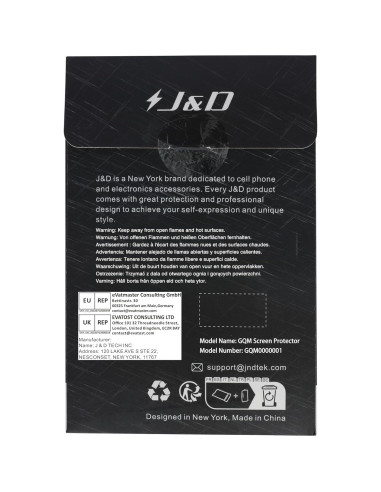 Protector de Pantalla J&D para Google Pixel 9 - 3 Pack HD