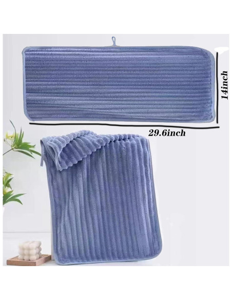 Juego de 4 toallas de mano LMMINBZ microfibra 35.6x75.2cm Juego de 4 toallas de mano LMMINBZ microfibra 35.6x75.2cm