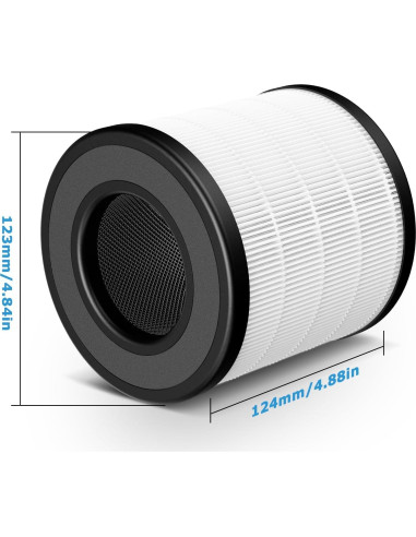 Filtro HEPA 3-en-1 iSingo PU-P05/AC201B - Paquete de 2