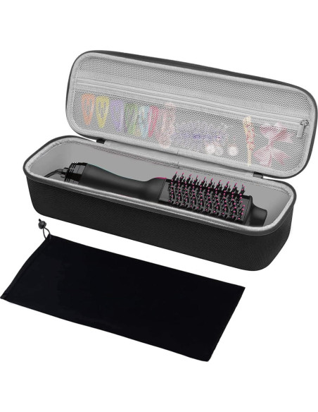 Funda Dura Mosiso para Revlon One-Step Cepillo Secador Negro Funda Dura Mosiso para Revlon One-Step Cepillo Secador Negro