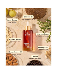 Aceite Natural para el Crecimiento del Cabello Rest 100 ml 2