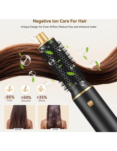 Cepillo Secador de Cabello 5 en 1 JINYAWA - Estilizador Multifuncional Cepillo Secador de Cabello 5 en 1 JINYAWA - Estilizador Multifuncional