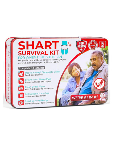Kit de Supervivencia para Flatulencias Witty Yeti - Regalo Divertido