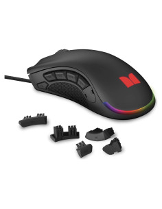 Ratón Gaming Monster Alpha 9.0 RGB, 16000 DPI, Ergonómico