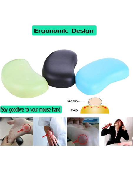 Almohadilla Ergonómica para Muñeca SKYZONAL de Espuma Viscoelástica Almohadilla Ergonómica para Muñeca SKYZONAL de Espuma Viscoelástica